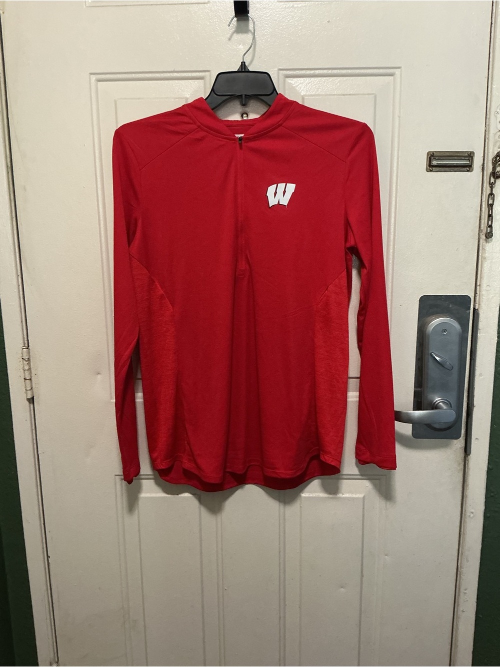 Wisconsin Red Quarter-Zip Performance Jersey